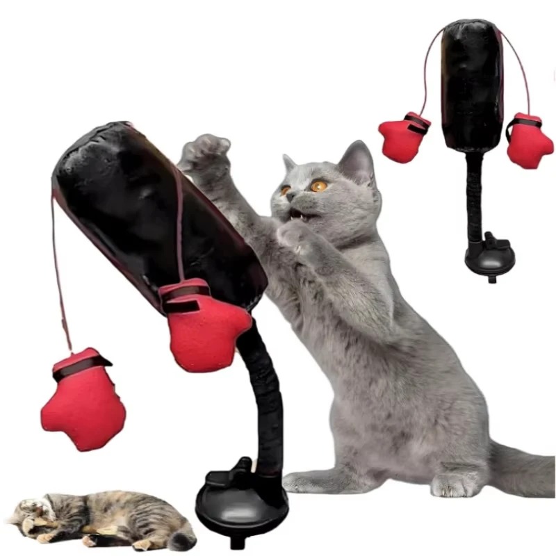 Interactive Cat Punching Bag Toy