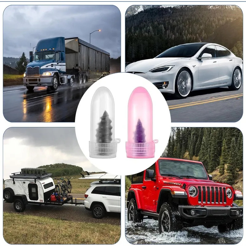 100-Piece Tire Repair Kit – Self-Service Screws & Tools with Screwdriver for Car & Motorcycle