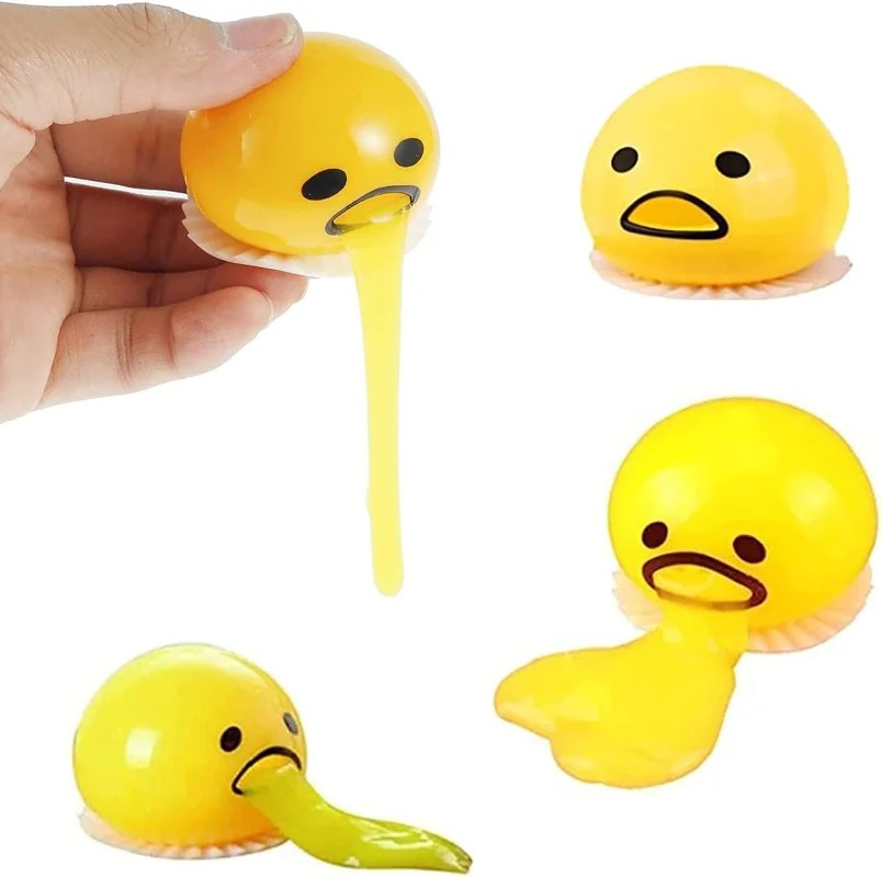 Puking Egg Yolk Stress Ball-5PCS