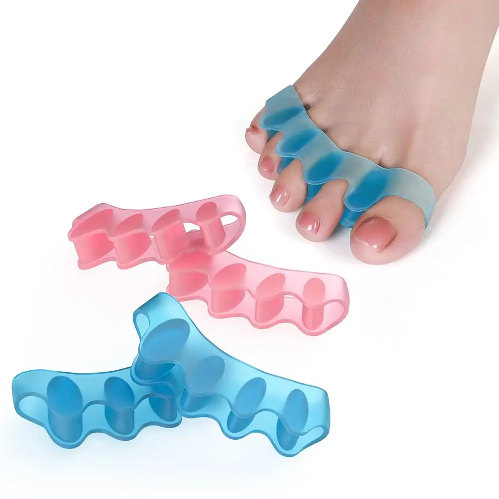 Silicone Toe Separator & Bunion Corrector – Gel Toe Spacers for Alignment, Pain Relief & Toe Straightening