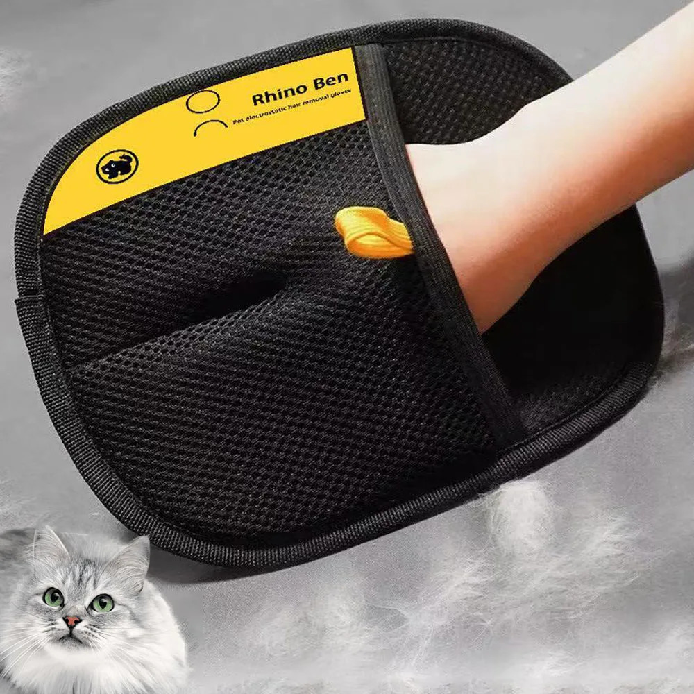 Reusable Electrostatic Pet Hair Removal Glove