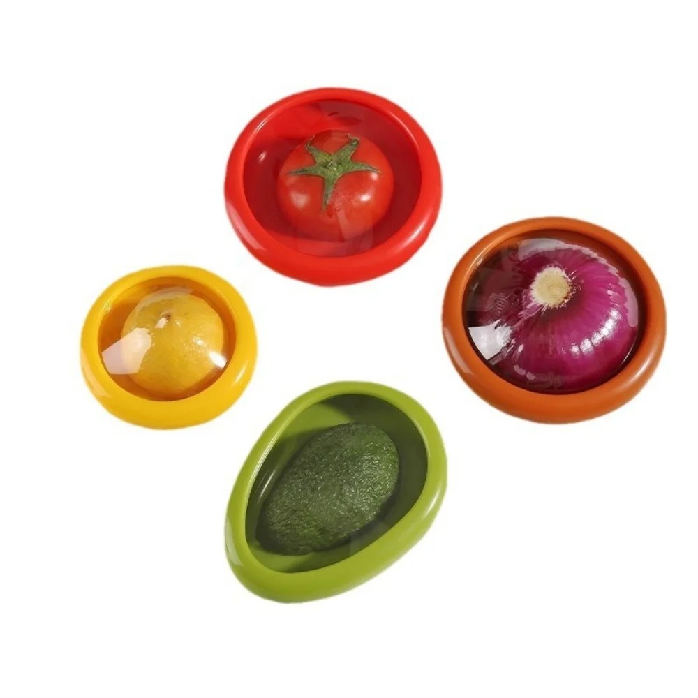 Reusable Silicone Food Saver Containers-SET of 4