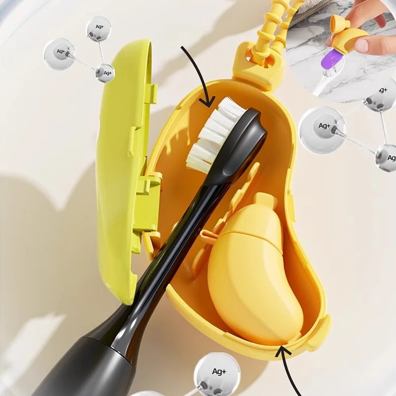 Banana Toothbrush Travel Case