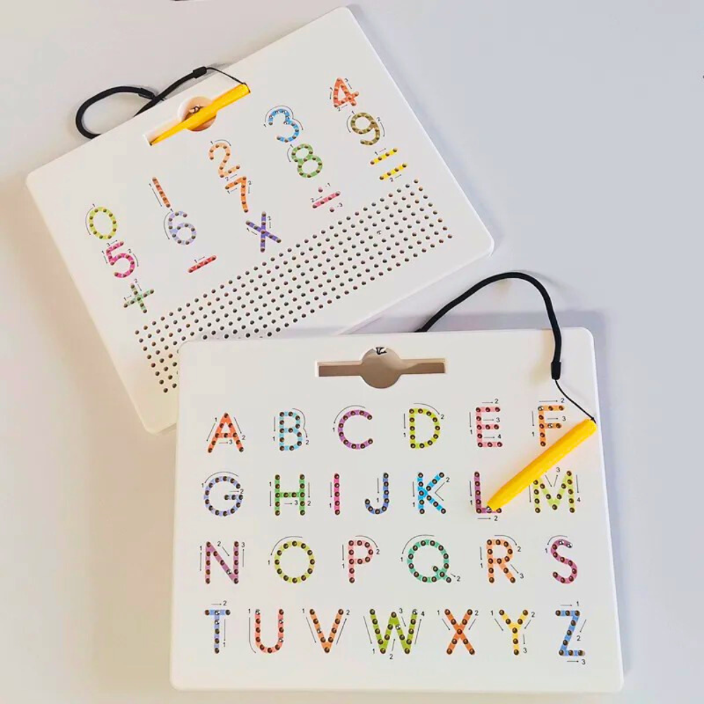MagnaTrace Magnetic Alphabet Tracing Board