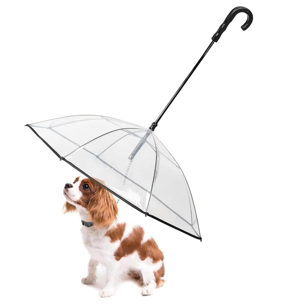 PawShield Transparent Dog Umbrella Leash