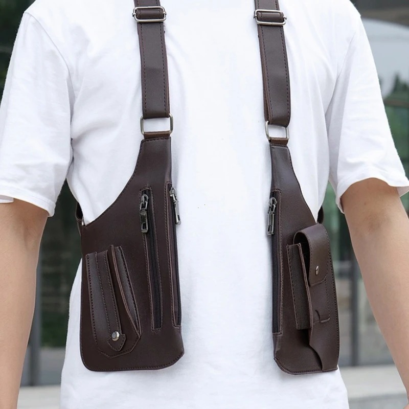 Double Strap Anti-Theft Chest Bag