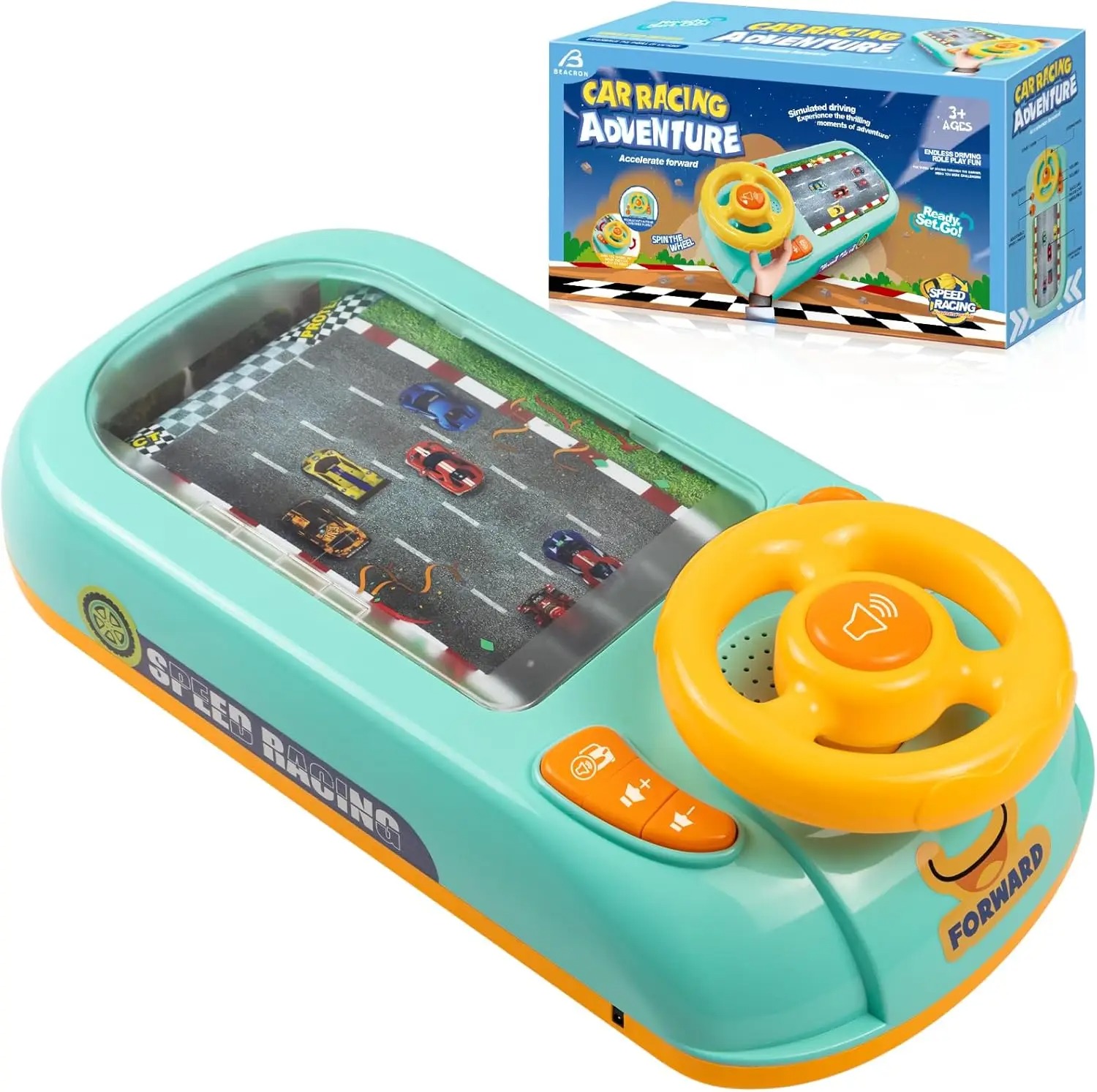Kids Steering Wheel Racing Game Toy