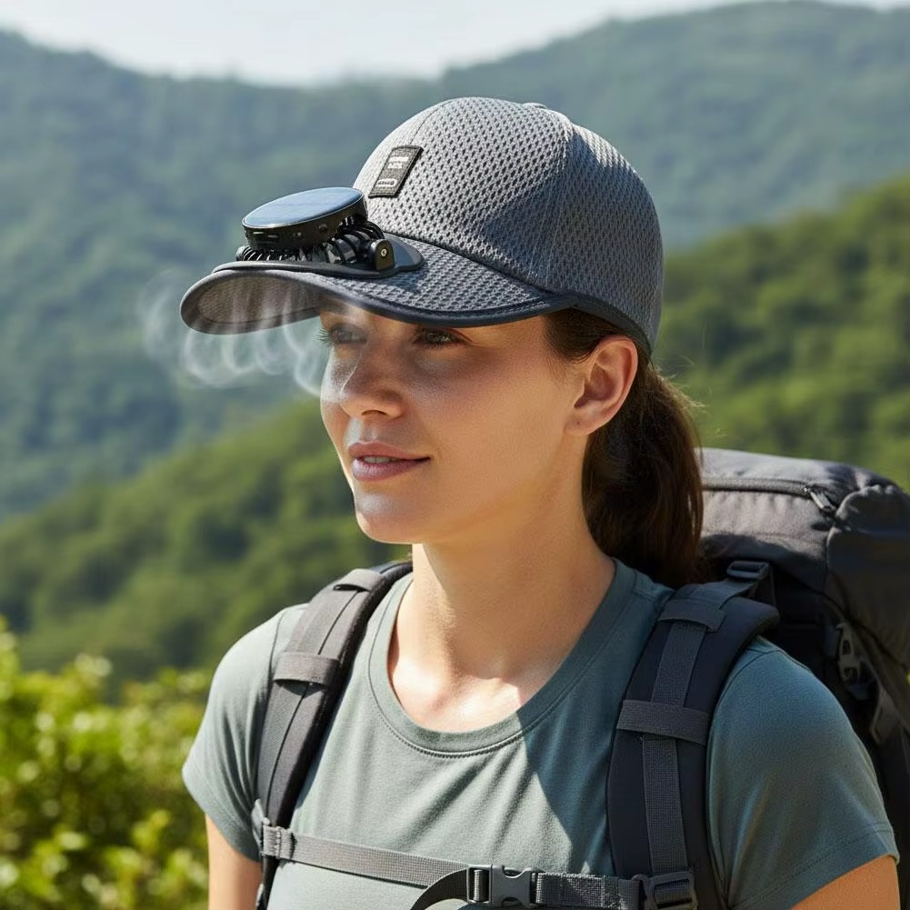 BreezeCool Solar Fan Cap